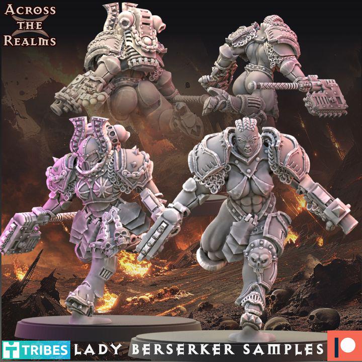 Lady Berserkers by Across the Realms Miniatures