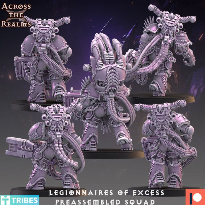 Legionaries Of Excess Sonic Squad Preassembled by Across the Realms Miniatures