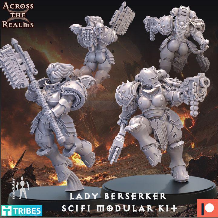 Lady Berzerkers by Across the Realms Miniatures