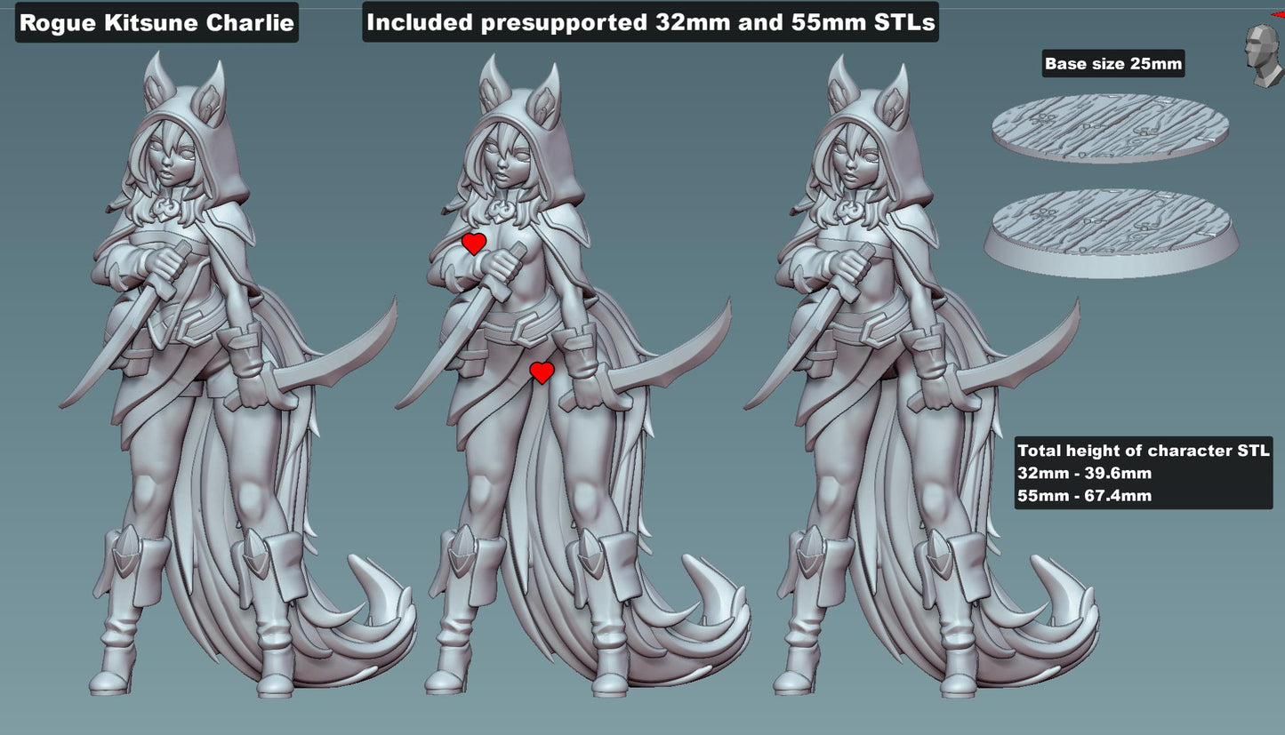 Kitsune Rogue - Charlie by Gaz Minis