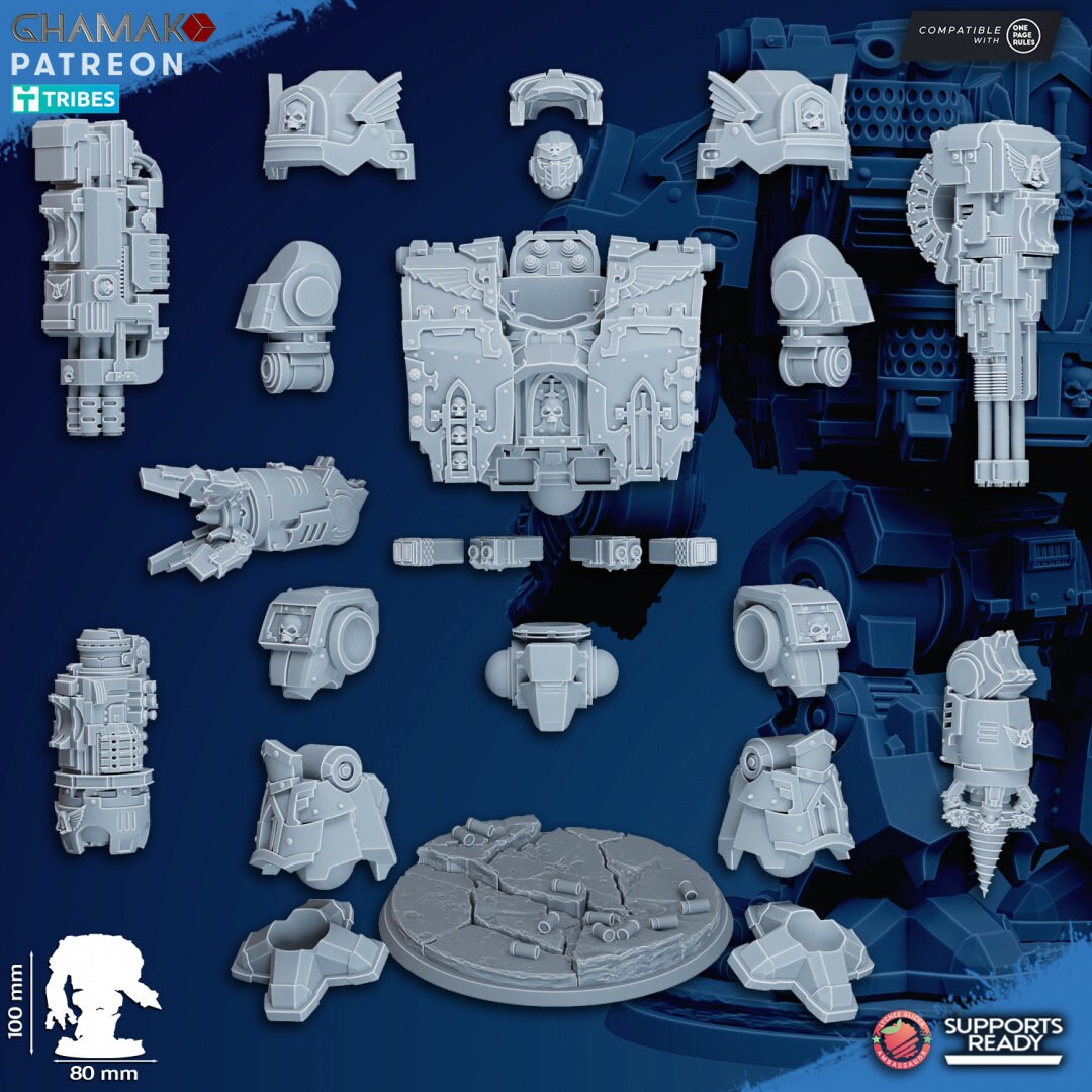 Vengeful Dreadnought by Ghamak Miniatures