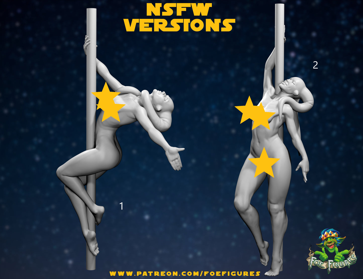 Alien Dancers & Creatures by Foe Figures Miniatures