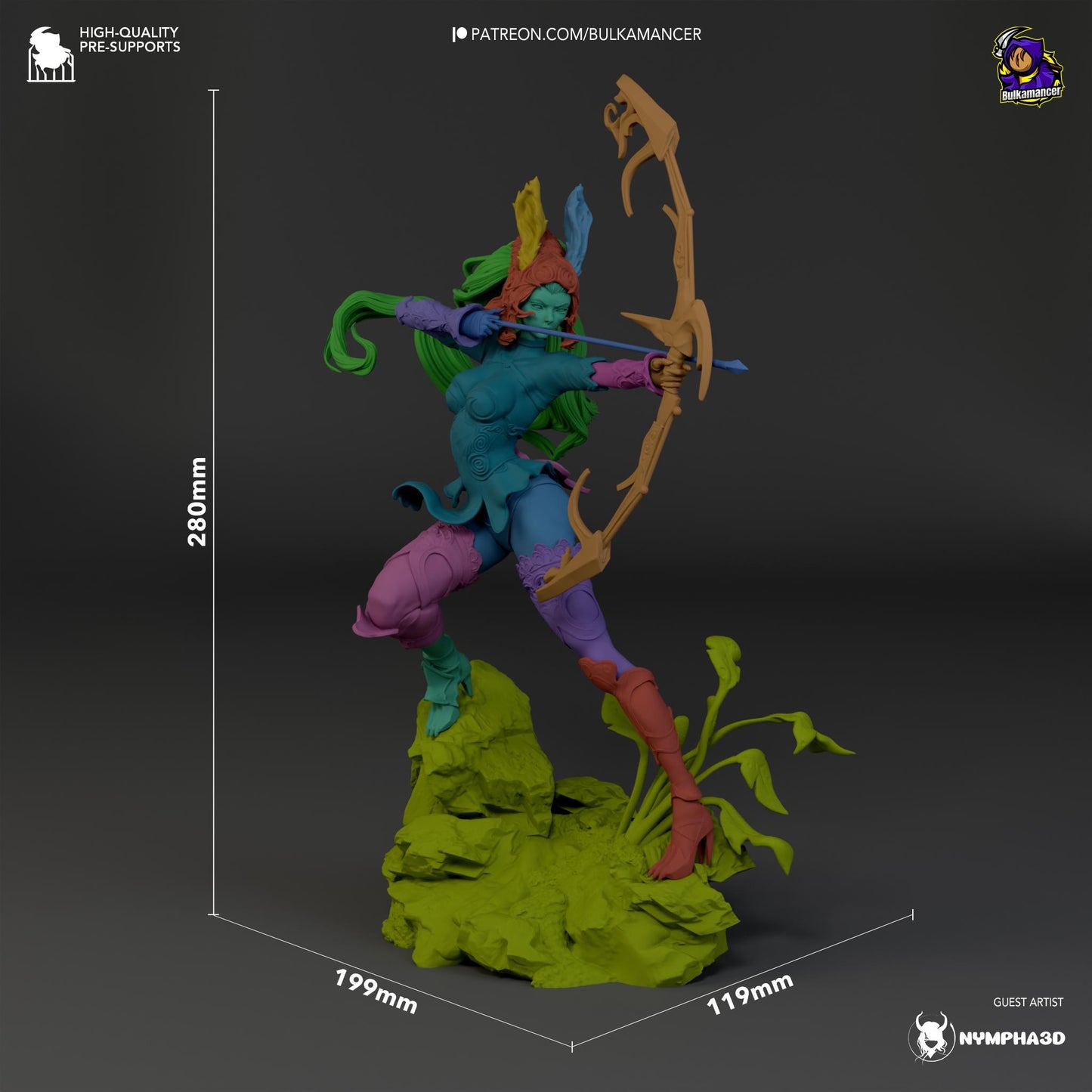 Reserved Sky Pirate Statue Model Kit by Bulkamancer Sculpts