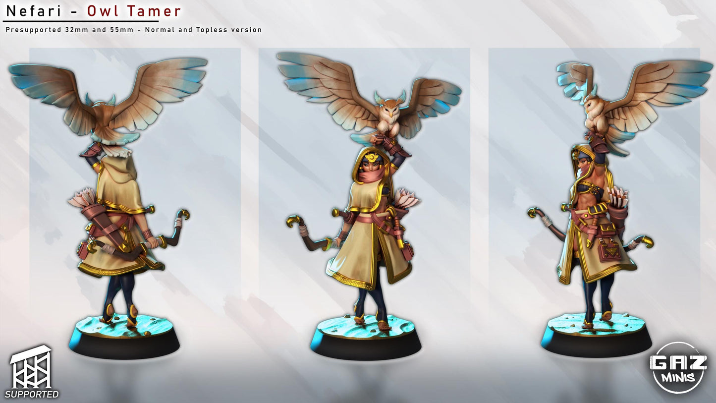 Nefari – Owl Tamer by Gaz Minis
