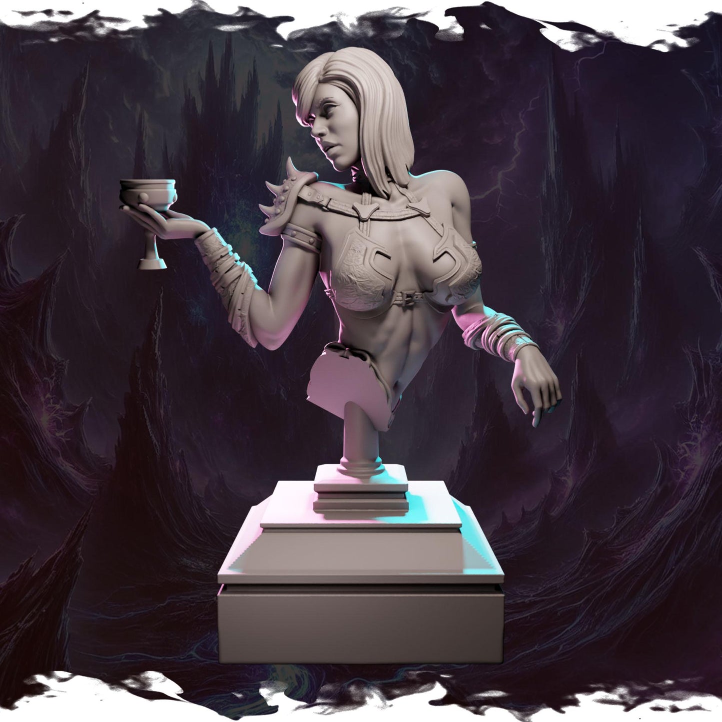Tzelara from "Ladies of Chaos Aftermath" by Blackbird Miniatures