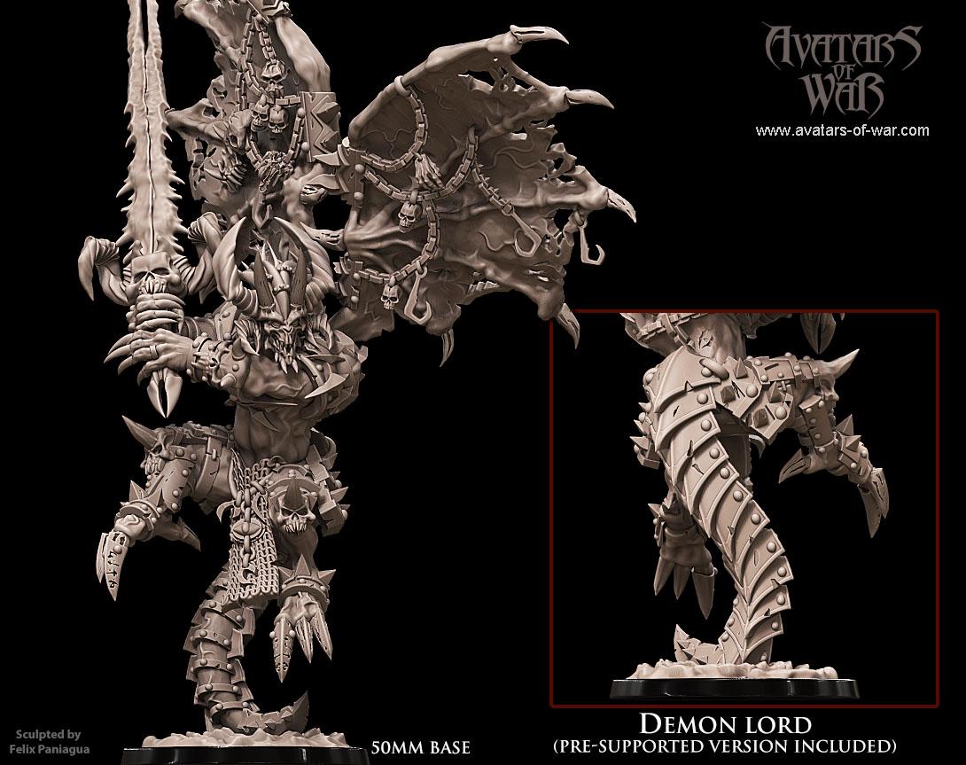 Demon Prince of Wrath by Avatars of War Miniatures