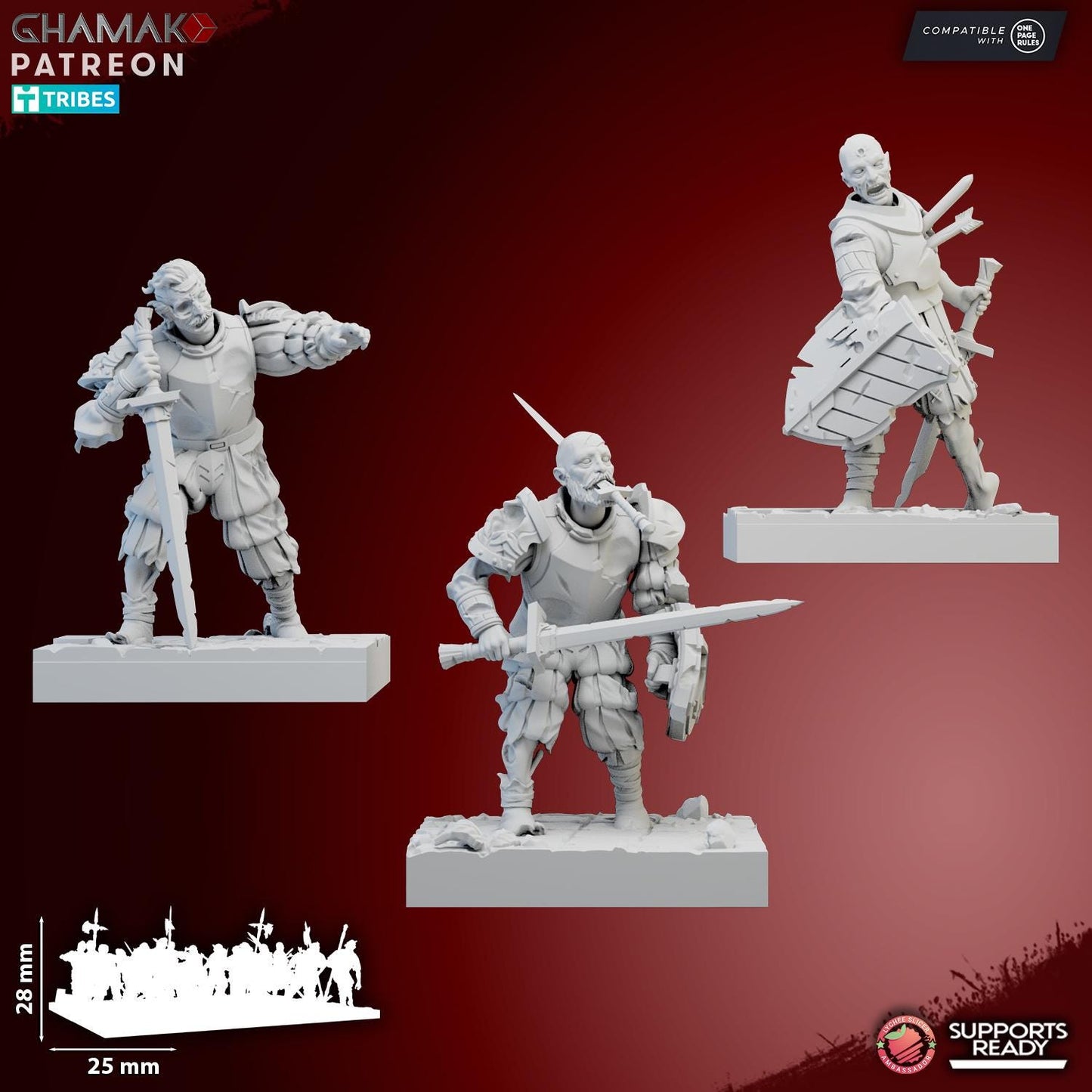 Imperial Zombies by Ghamak Miniatures