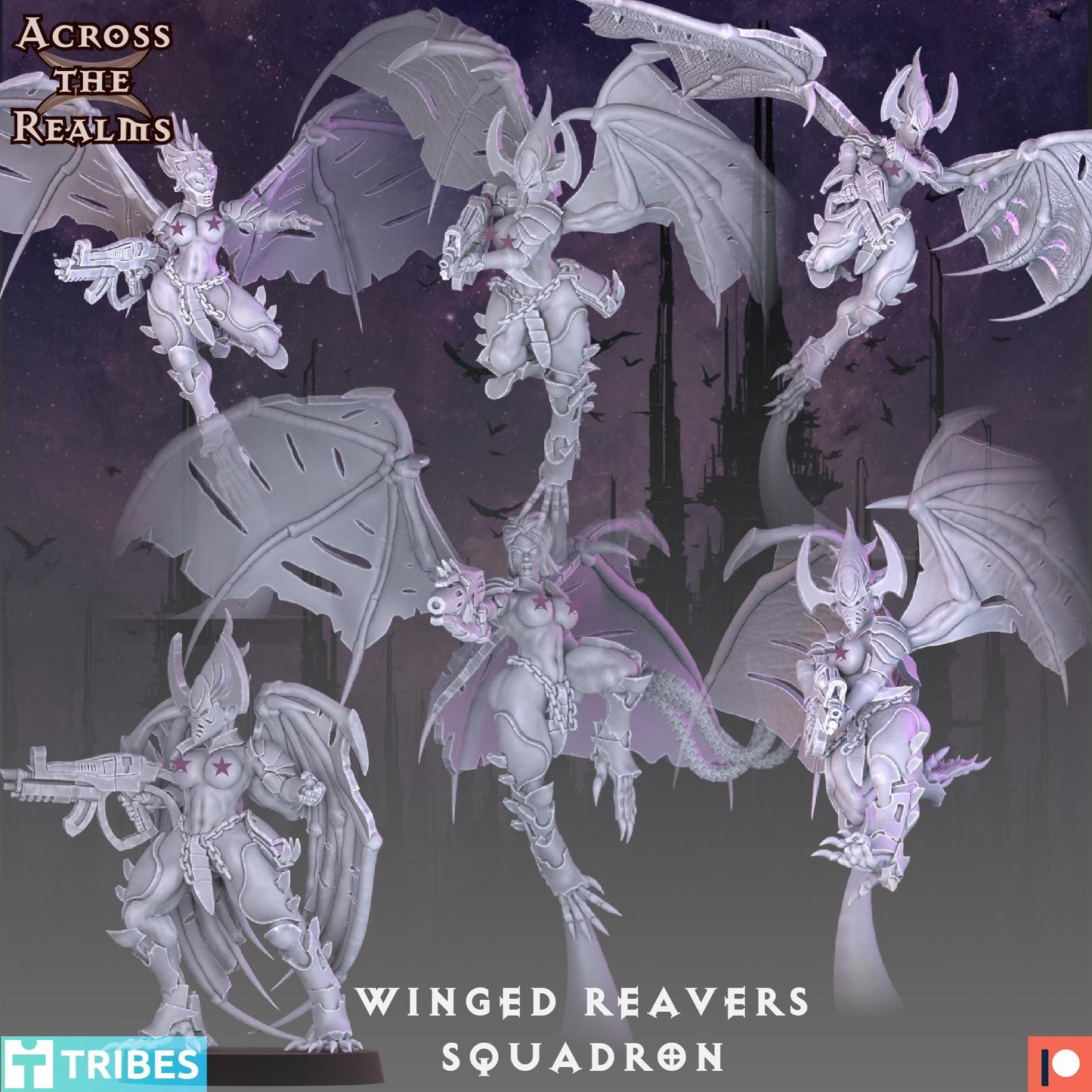 Winged Reavers Squadron by Across the Realms Miniatures
