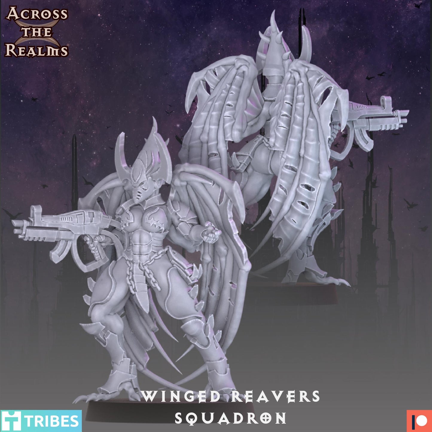 Winged Reavers Squadron by Across the Realms Miniatures