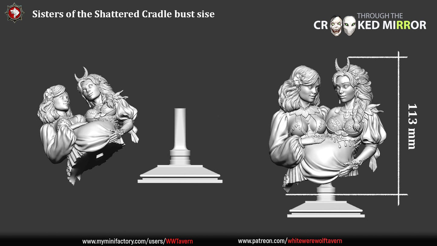 Sisters of the Shattered Cradle from "Through the Crooked Mirror" by White Werewolf Tavern Miniatures
