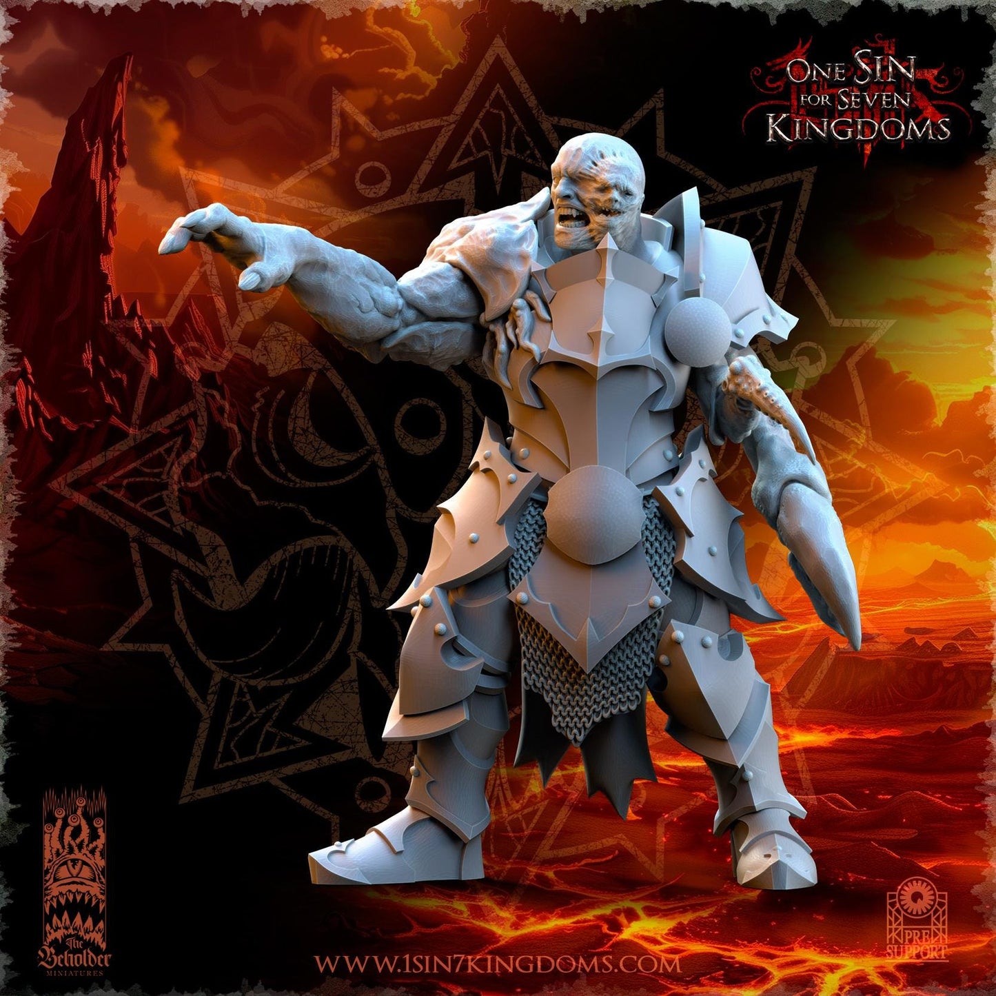 Realm of Mayhem Tainted Warriors by Beholder Miniatures