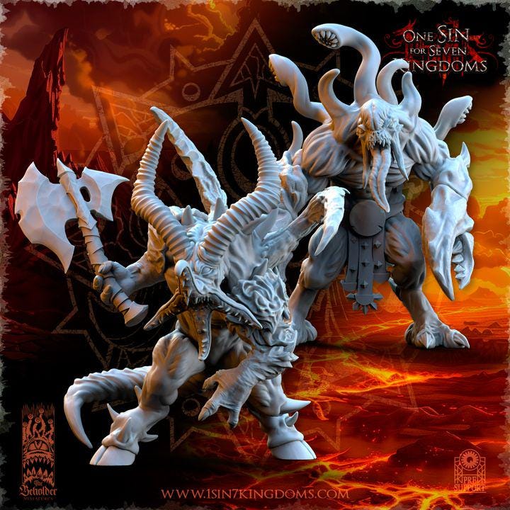 Realms of Mayhem Abominations by Beholder Miniatures