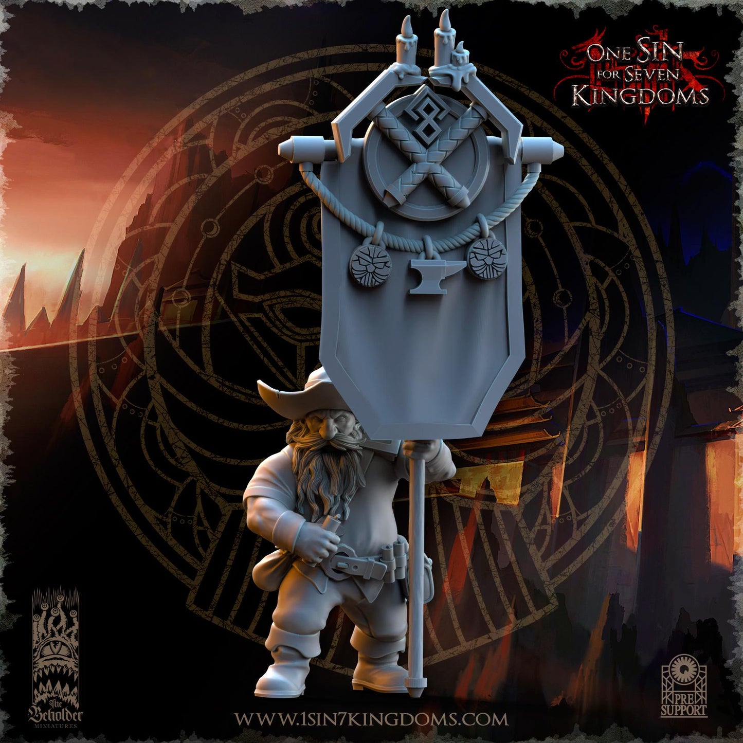 Dwarven Kingdoms Miners by Beholder Miniatures