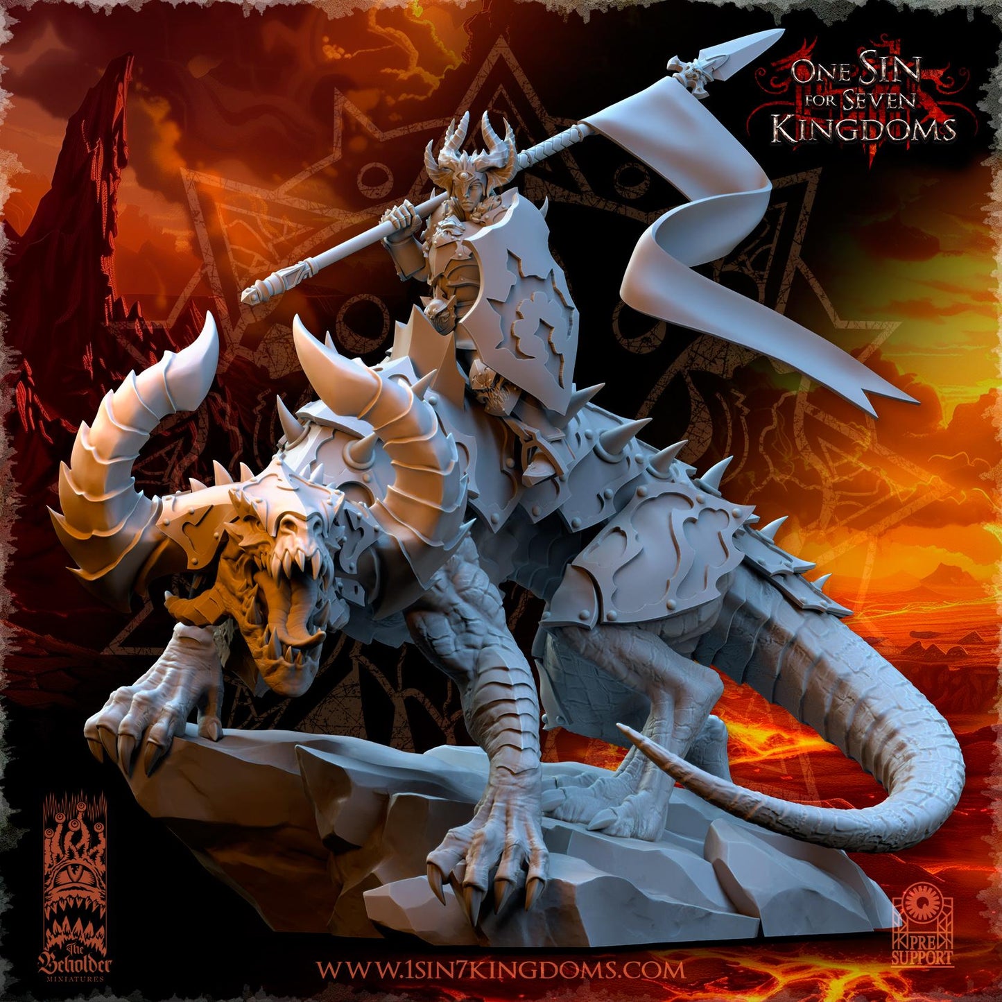Realms of Mayhem Asteria, Mistress of the Ascended by Beholder Miniatures