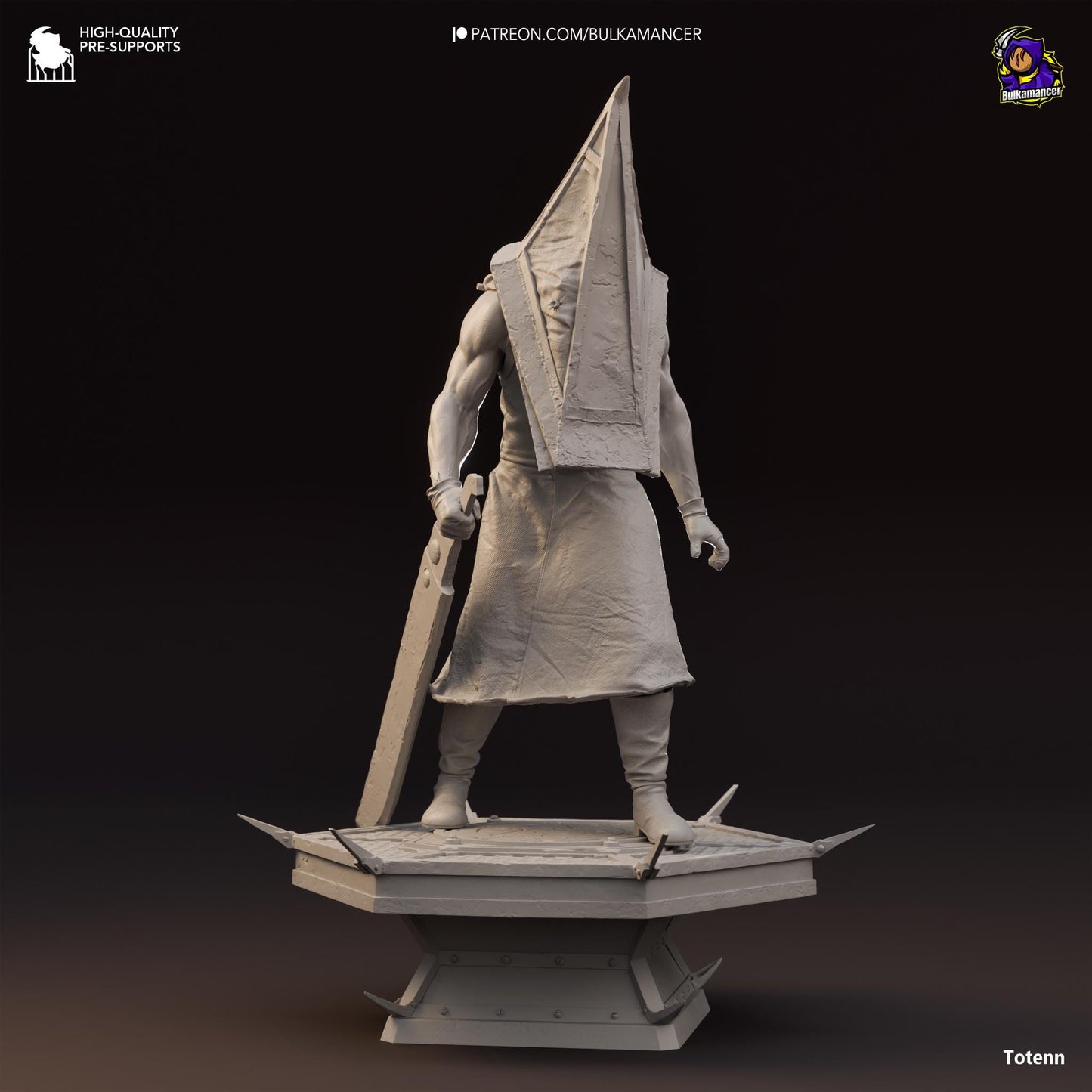 The Executioner Statue Model Kit by Bulkamancer Sculpts