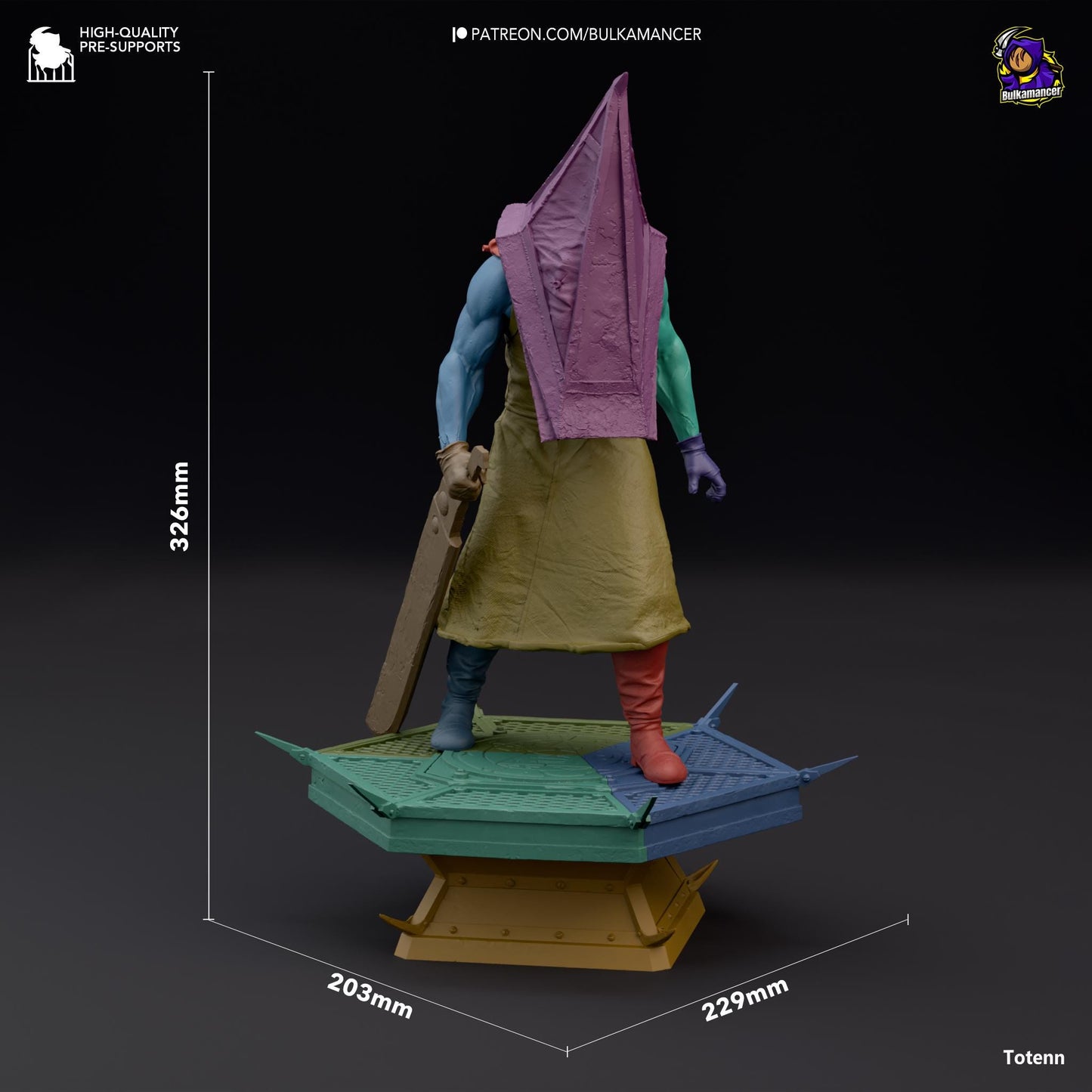 The Executioner Statue Model Kit by Bulkamancer Sculpts