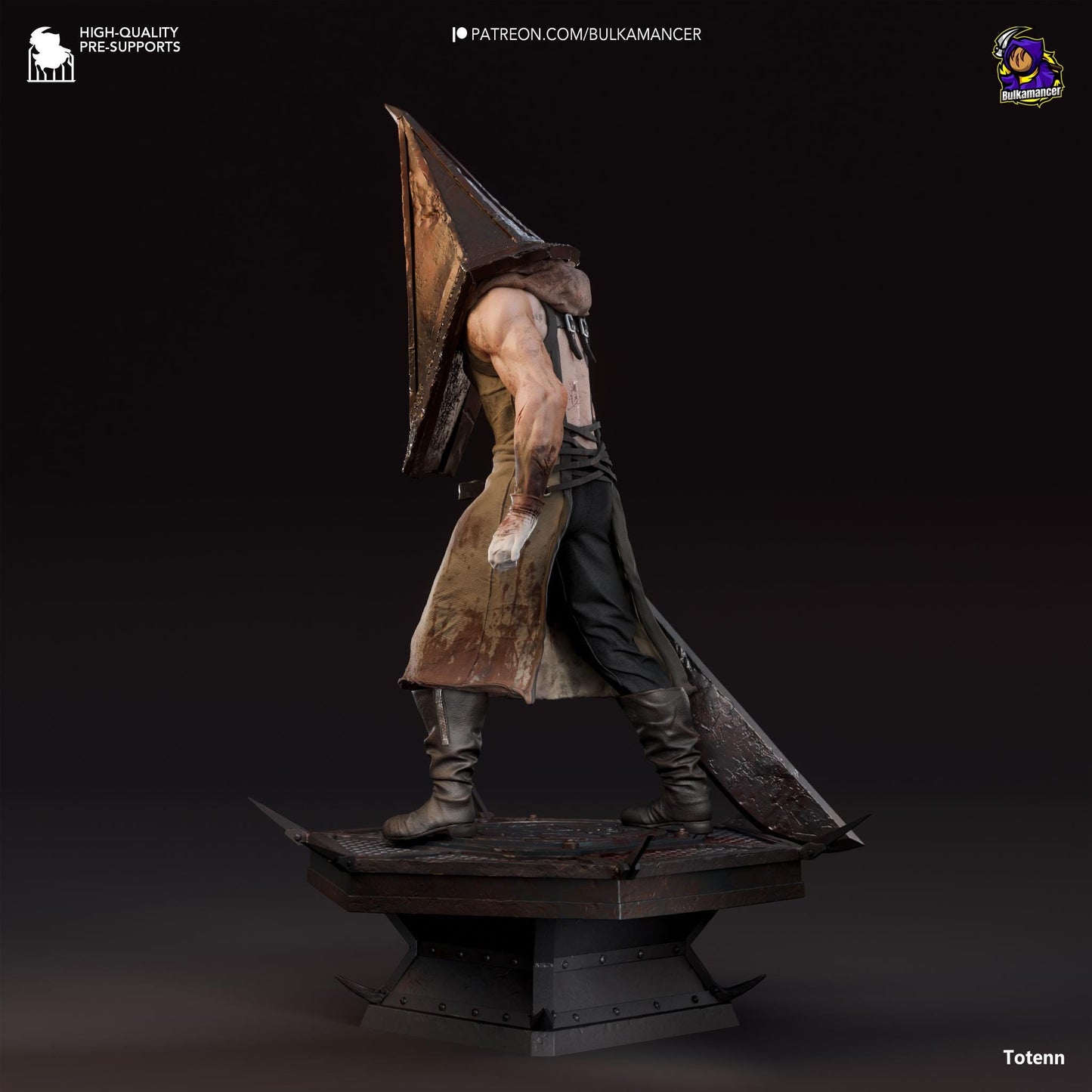 The Executioner Statue Model Kit by Bulkamancer Sculpts