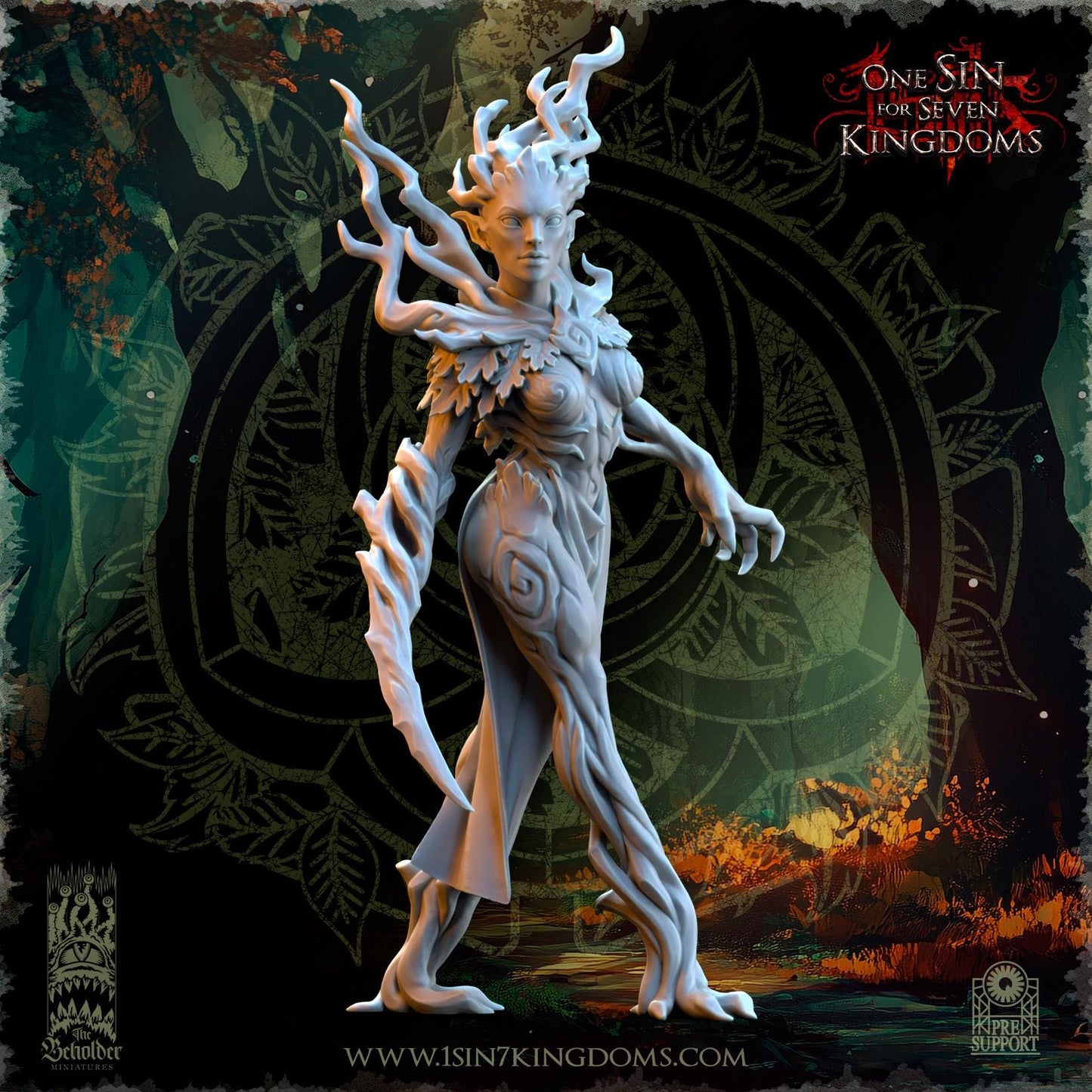 Evergreen Elves Druades by Beholder Miniatures