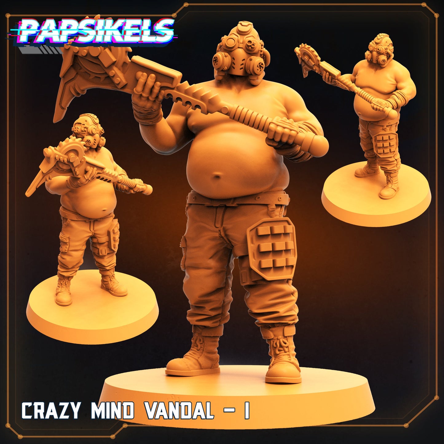 Crazy Mind Vandals by Papsikels Miniatures