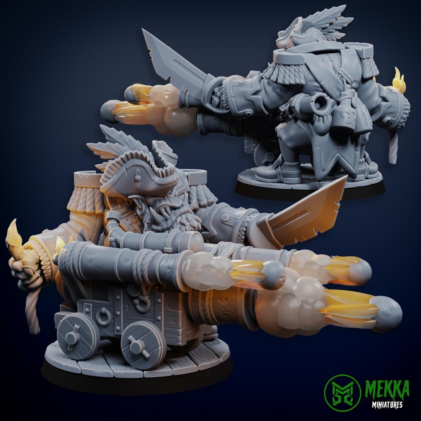Flashy Pirate Orks by Mekka Miniatures