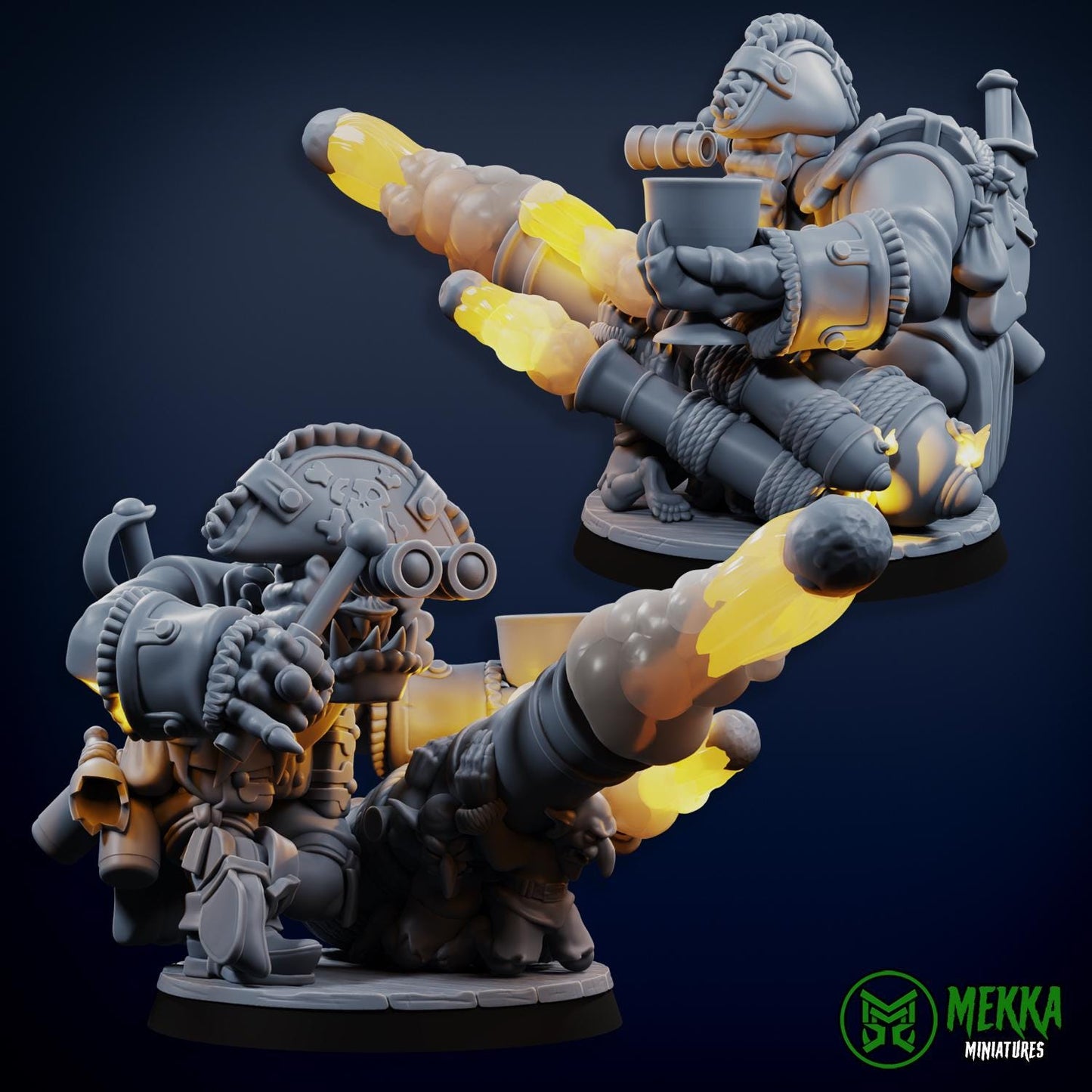 Flashy Pirate Orks by Mekka Miniatures
