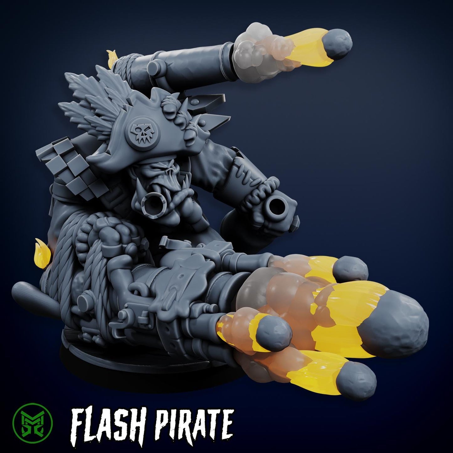 Flashy Pirate Orks by Mekka Miniatures