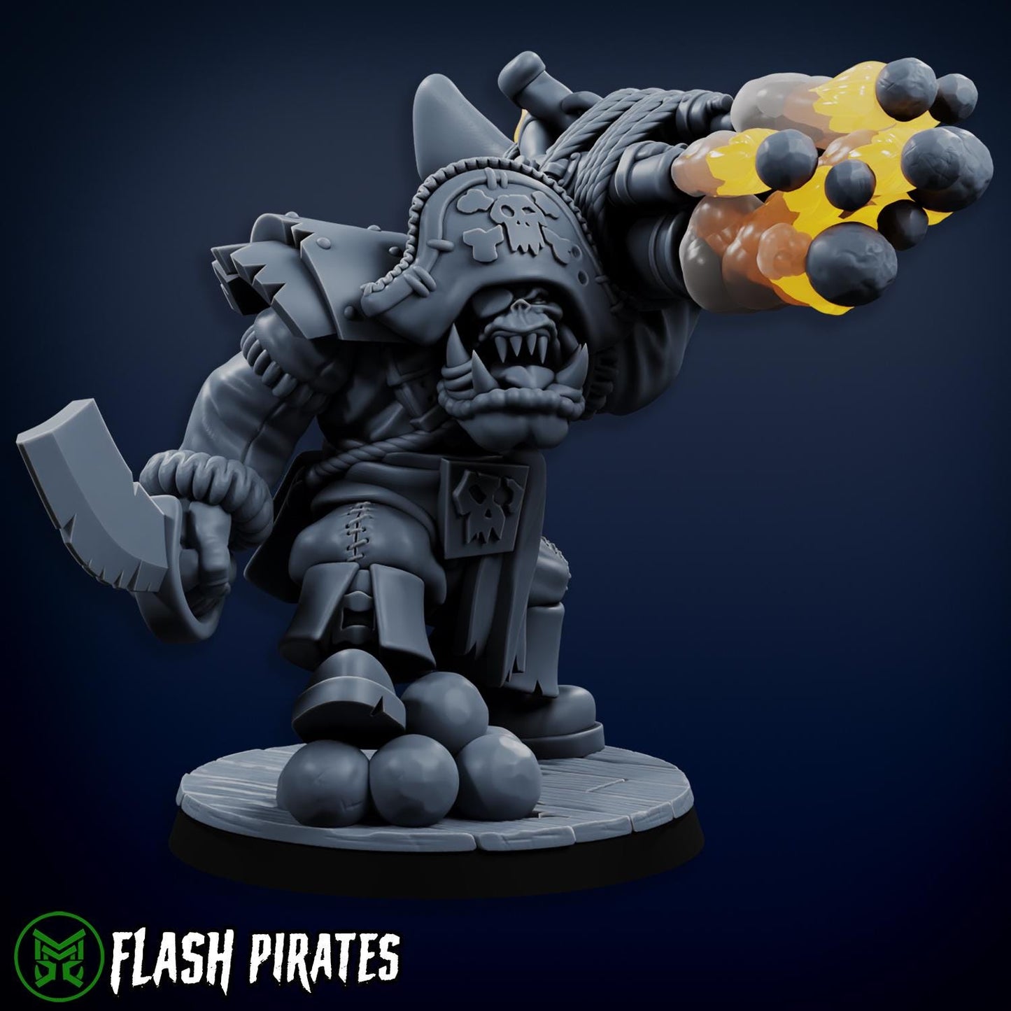 Flashy Pirate Orks by Mekka Miniatures