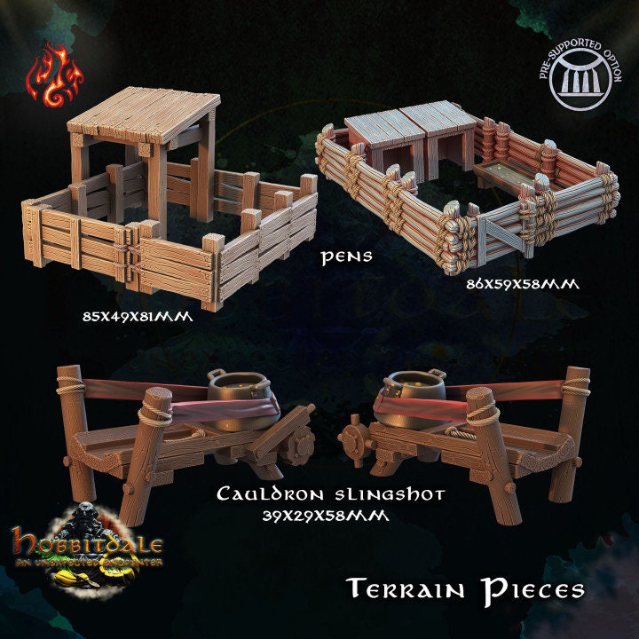 Hobbitdale Terrain by Crippled God Foundry Miniatures