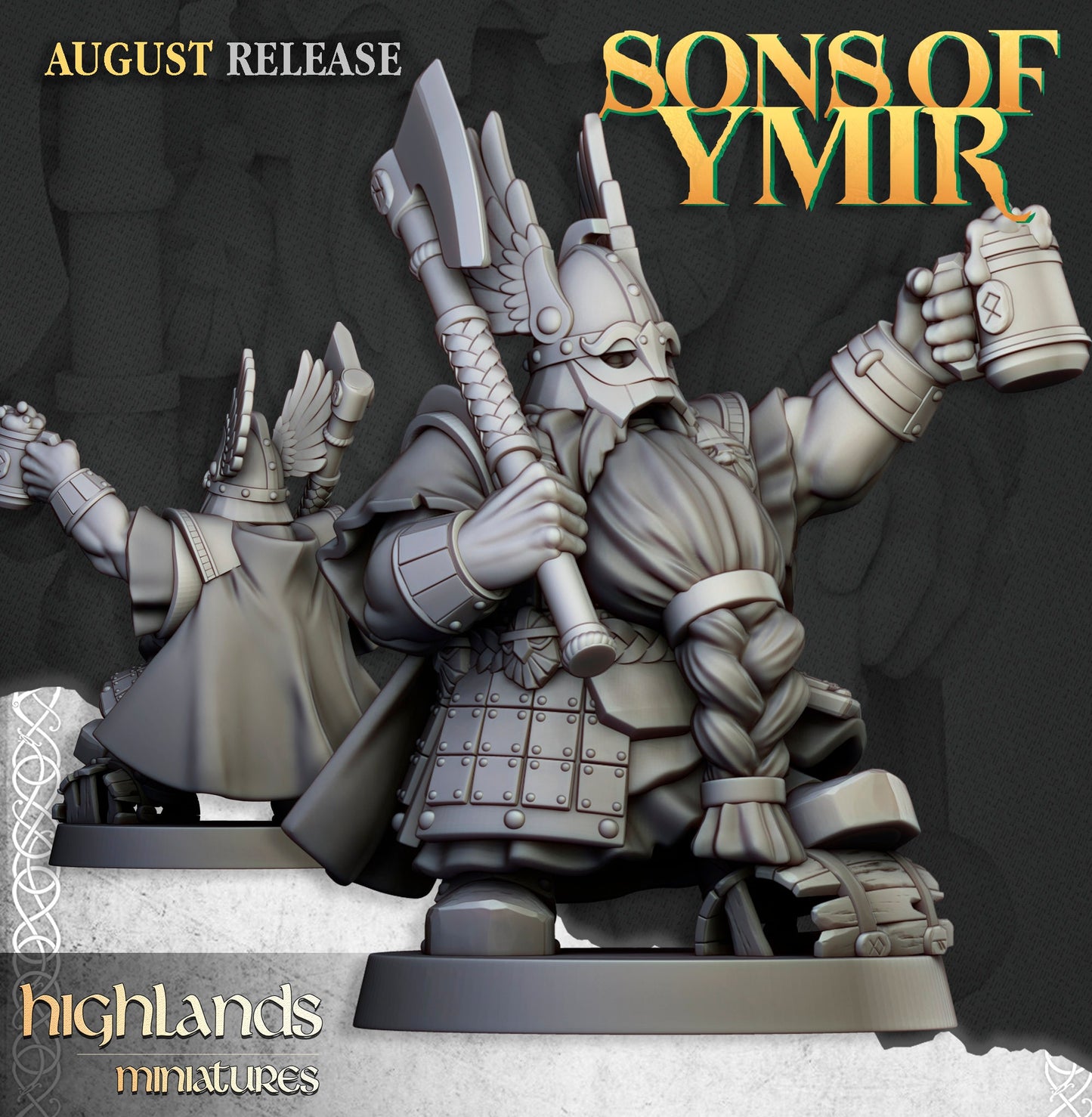 Dwarf Veterans Unit by Highland Miniatures