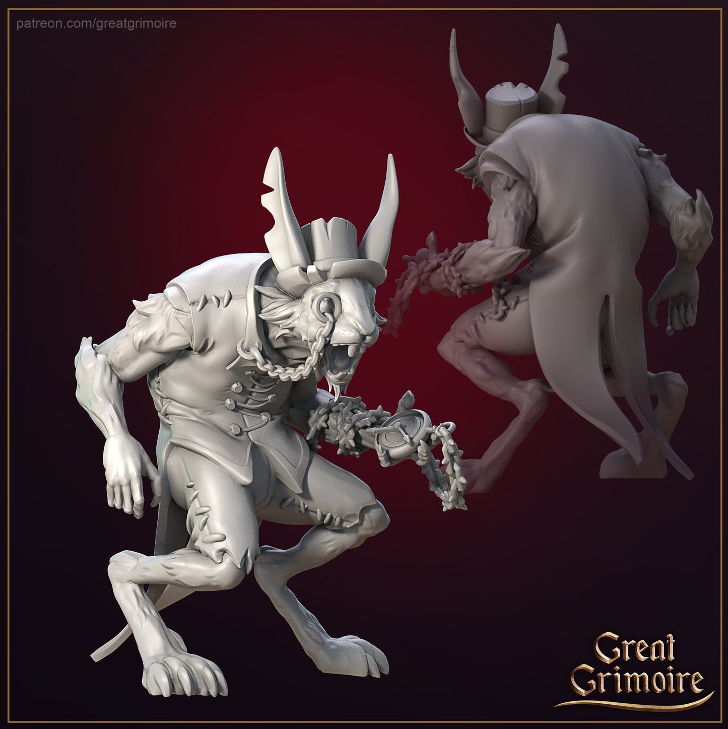 White Rabbit from "Alice in Nightmareland" by Great Grimoire Miniatures