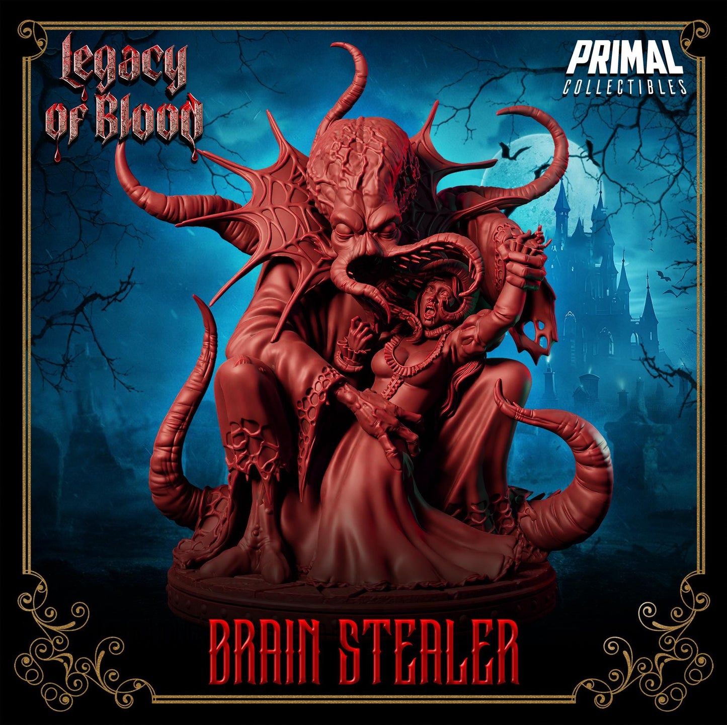 Evil creature - Brain Stealer From Legacy of Blood by Primal Collectibles Miniatures Heroquest RPG