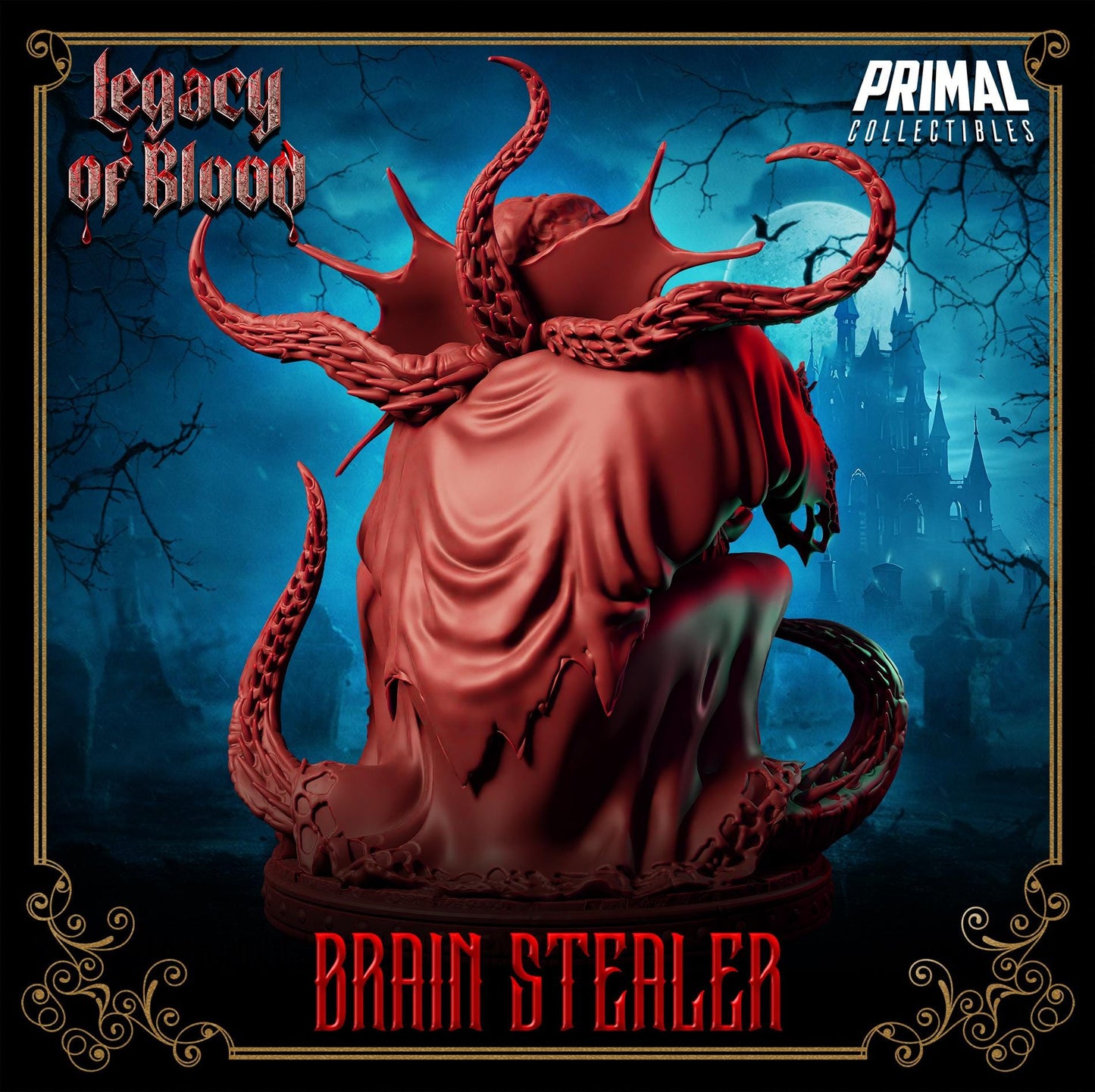 Evil creature - Brain Stealer From Legacy of Blood by Primal Collectibles Miniatures Heroquest RPG