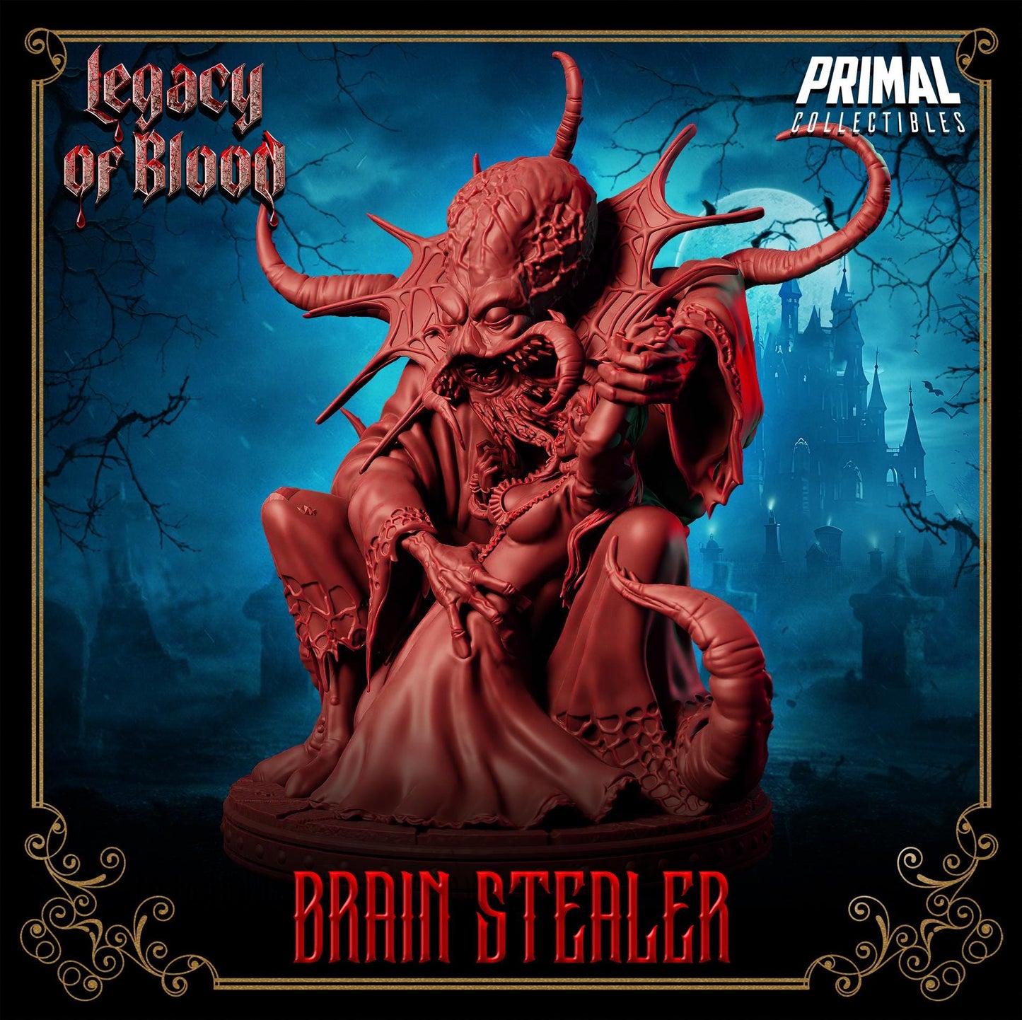 Evil creature - Brain Stealer From Legacy of Blood by Primal Collectibles Miniatures Heroquest RPG
