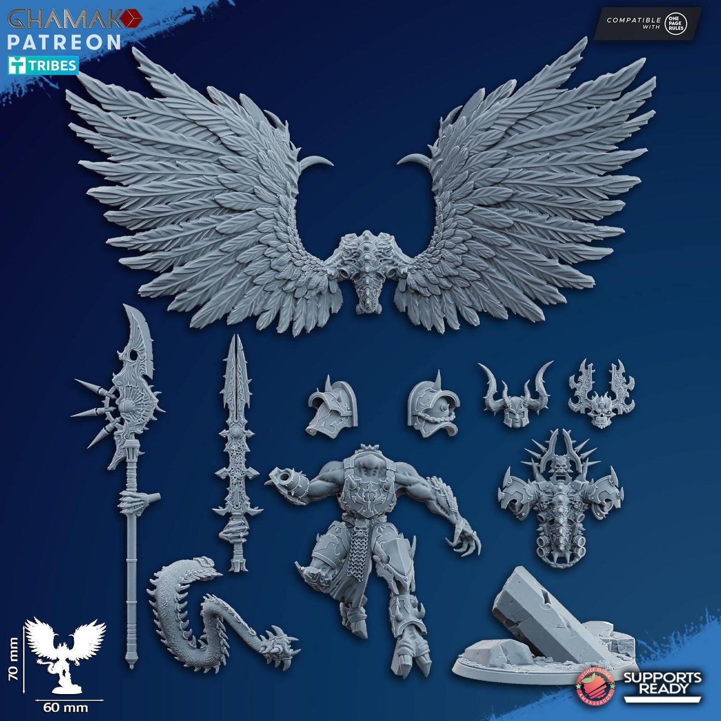 Demonic Possessed Warlock by Ghamak Miniatures