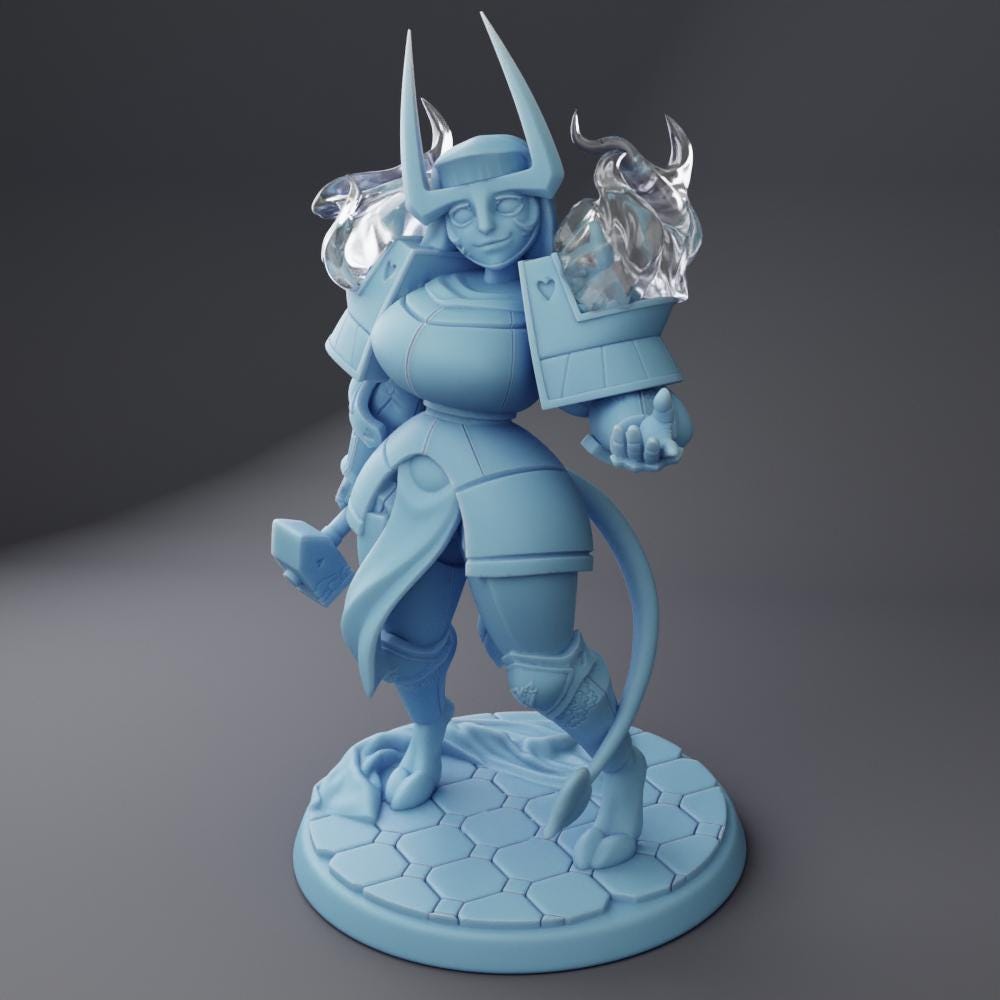 Inga the Goliath Barbarian By Twin Goddess Miniatures