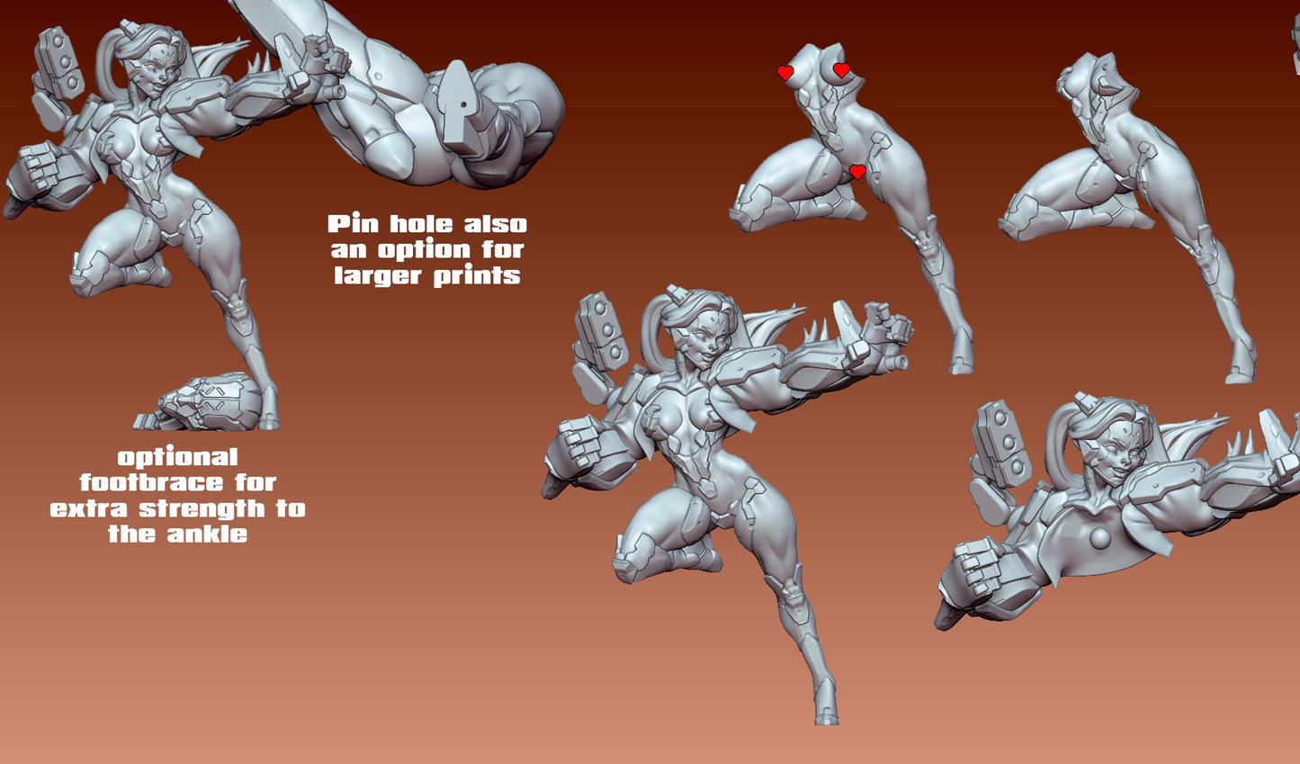 Madam Smasher by Gaz Pin Up Miniatures