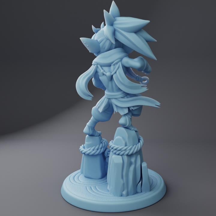 Saru the Goblin Monk By Twin Goddess Miniatures
