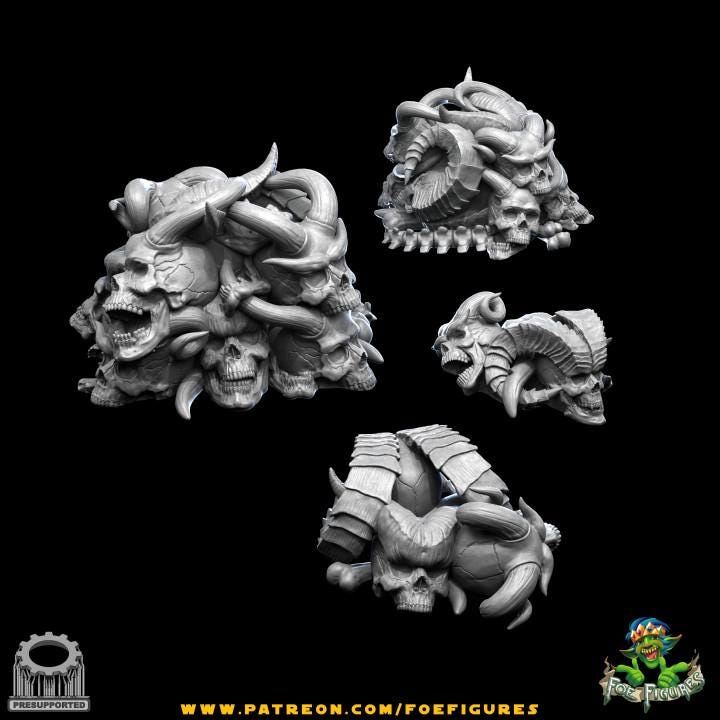 Fantasy Skull Piles by Foe Figures Miniatures