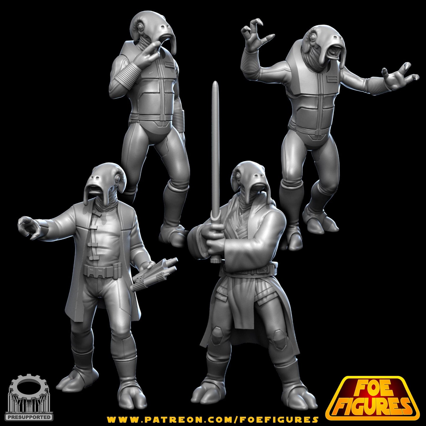 Salceth Warriors by Foe Figures Miniatures