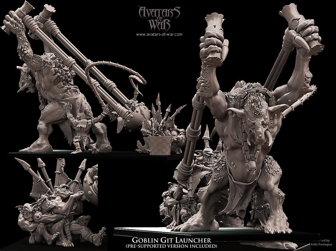 Goblin Git Launcher by Avatars of War Miniatures