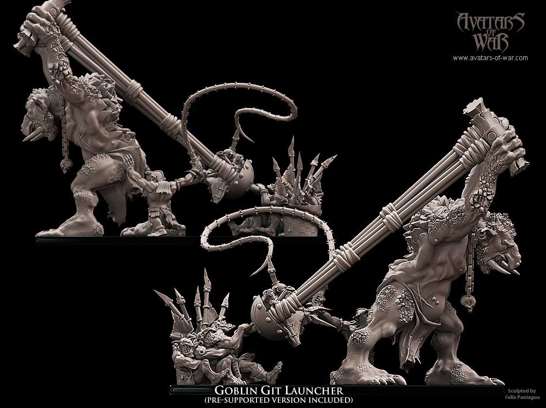 Goblin Git Launcher by Avatars of War Miniatures