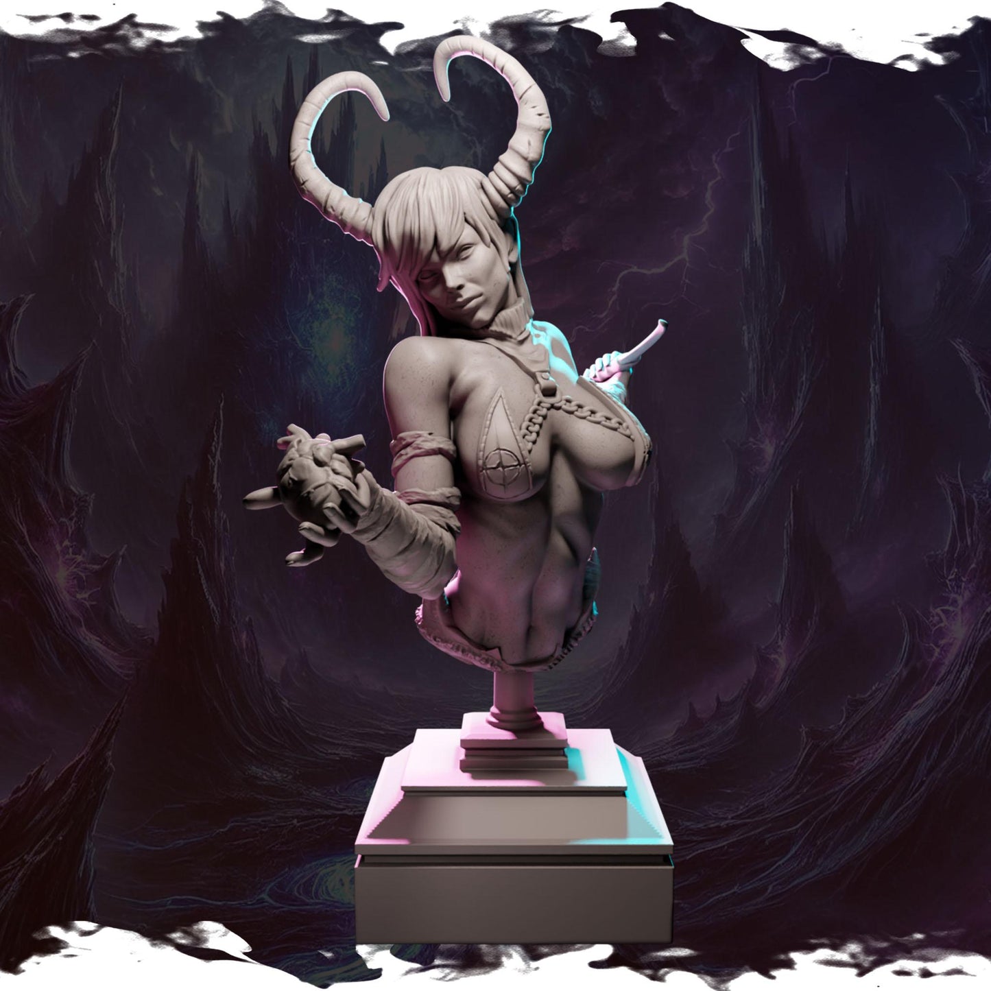 Brahma from "Ladies of Chaos Aftermath" by Blackbird Miniatures