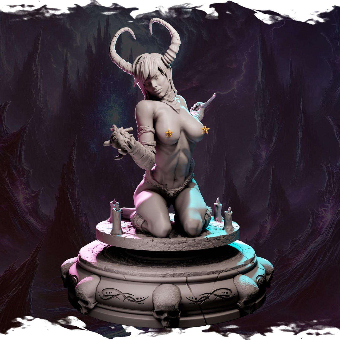 Brahma from "Ladies of Chaos Aftermath" by Blackbird Miniatures