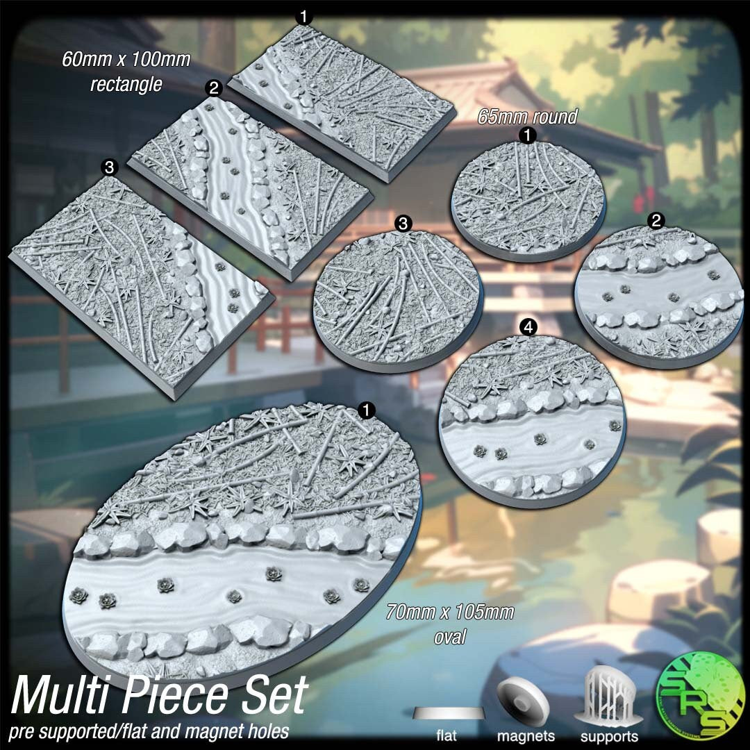 Bamboo Forest Bases by Where Legends Stand Miniatures