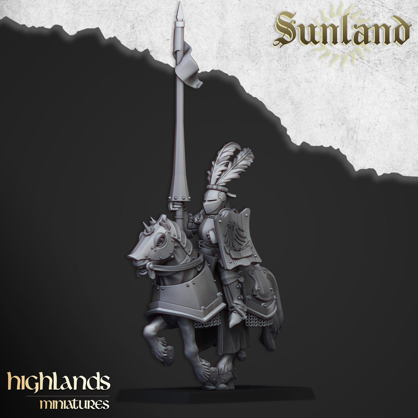 Knight Unit of Sunland by Highland Miniatures