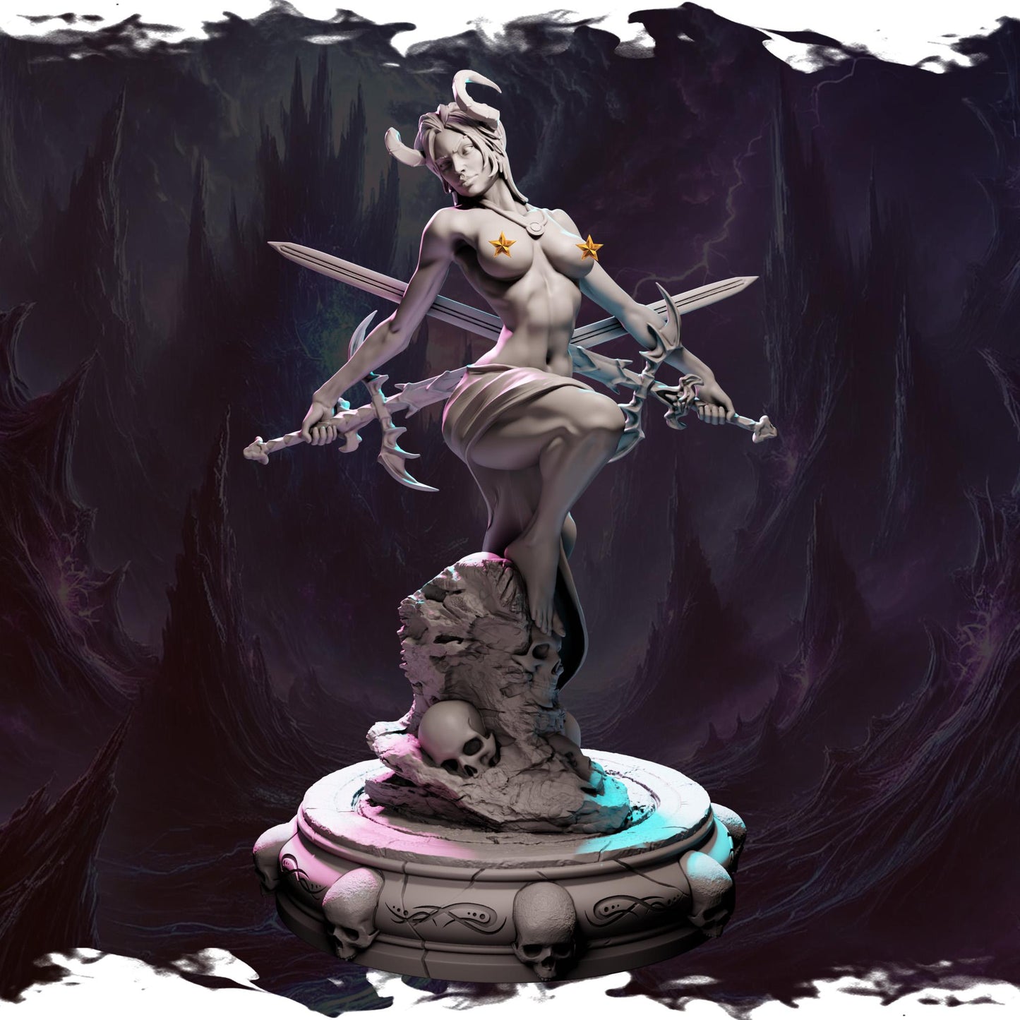Kareen from "Ladies of Chaos Aftermath" by Blackbird Miniatures
