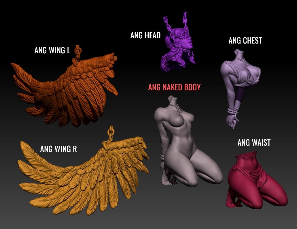 Demon Dominatrix Statue Model Kit by Torrida Minis