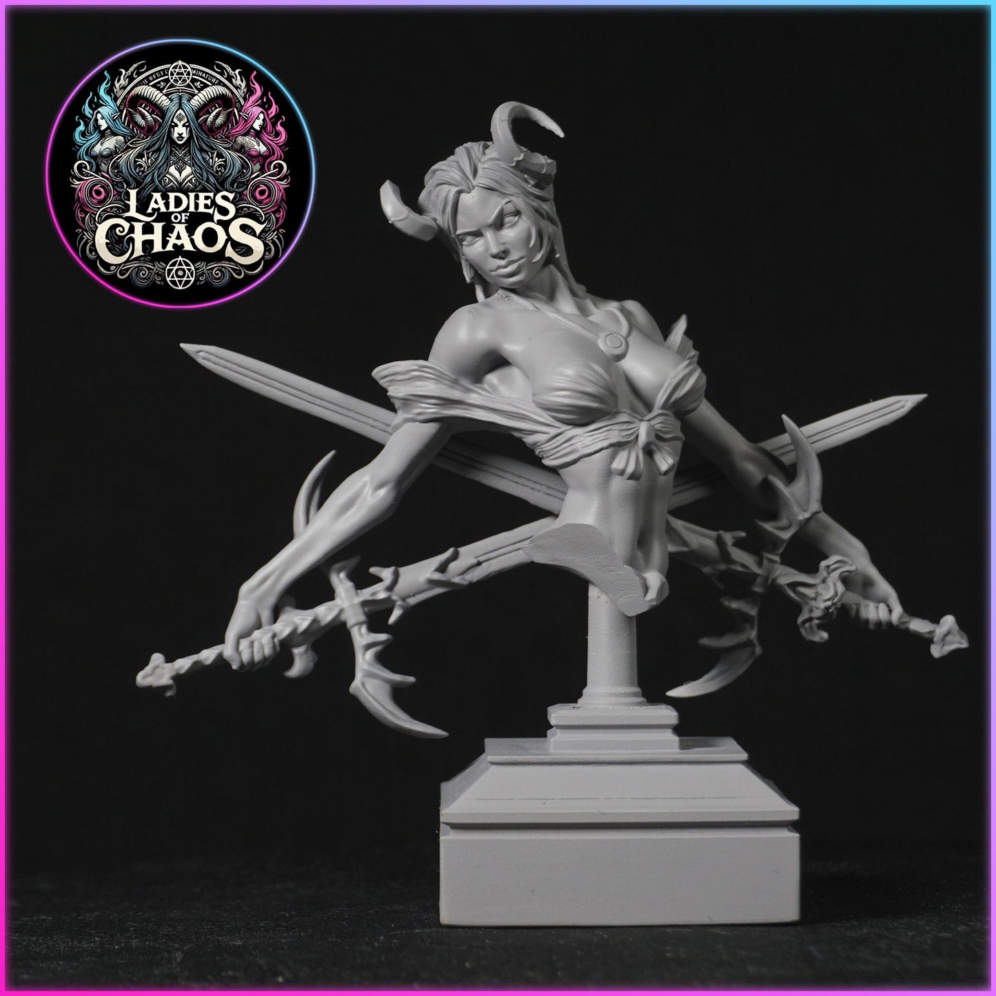 Kareen from "Ladies of Chaos Aftermath" by Blackbird Miniatures