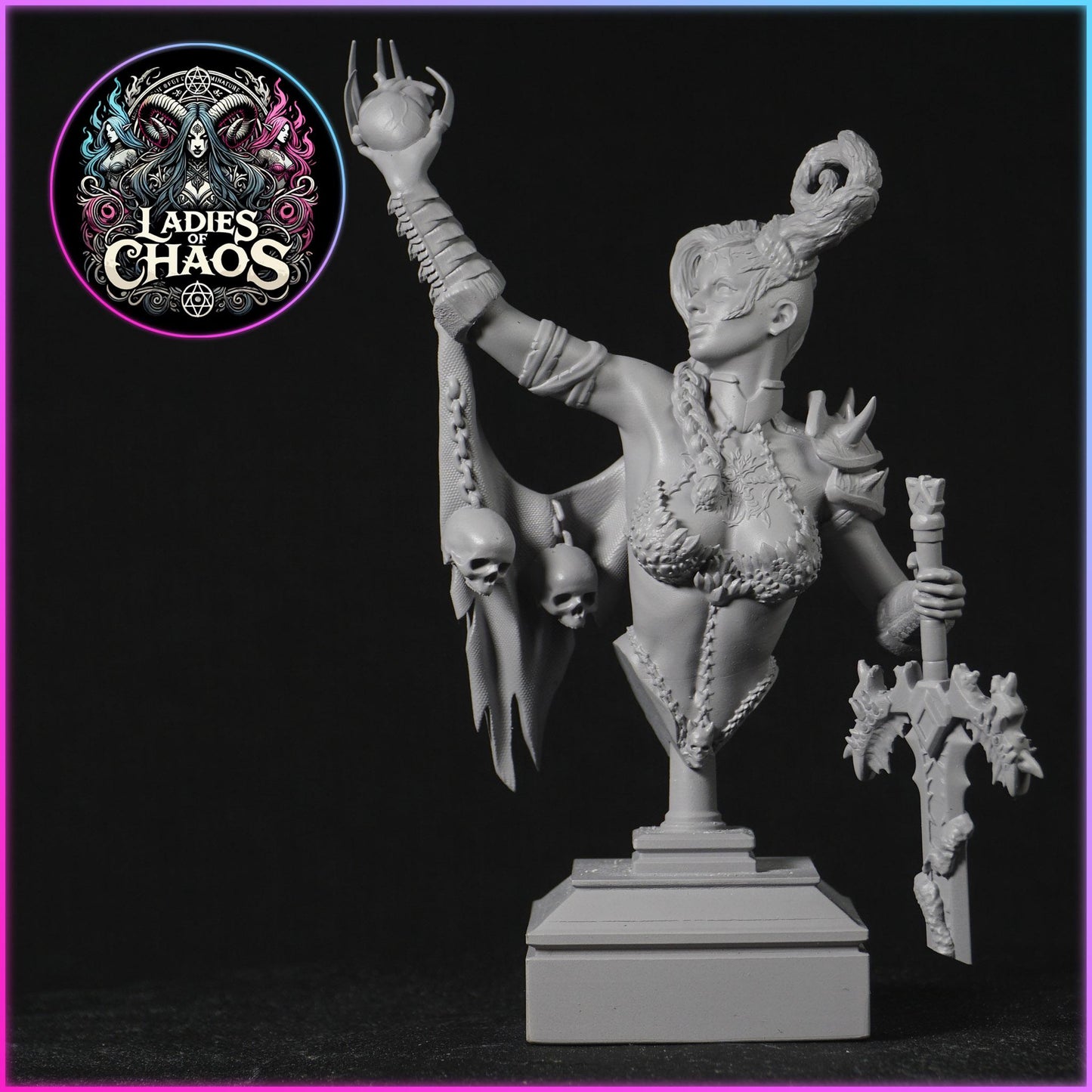 Nixara from "Ladies of Chaos Aftermath" by Blackbird Miniatures