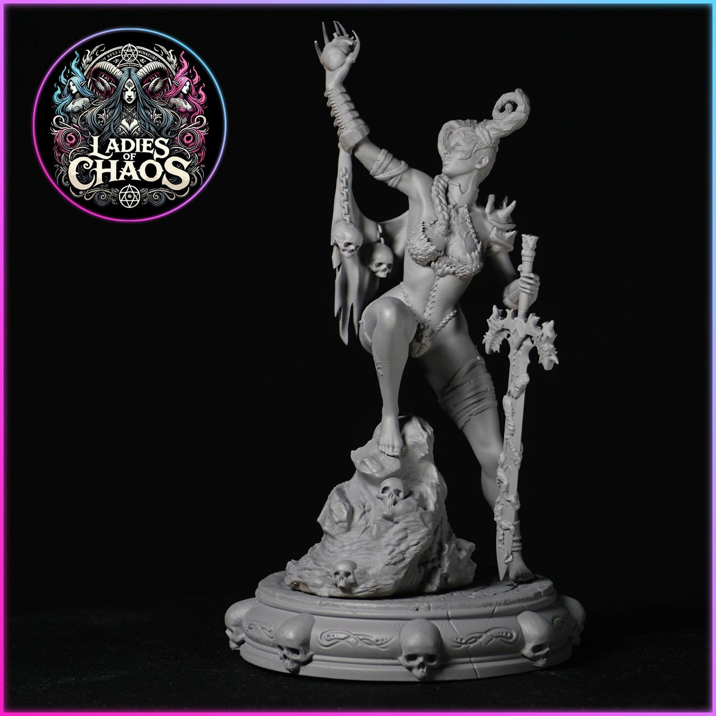 Nixara from "Ladies of Chaos Aftermath" by Blackbird Miniatures